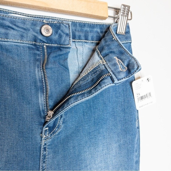 Free People Womens Size 25 Just Float On Flare Jeans in Jericho Blue Hippie Boho - Picture 8 of 12